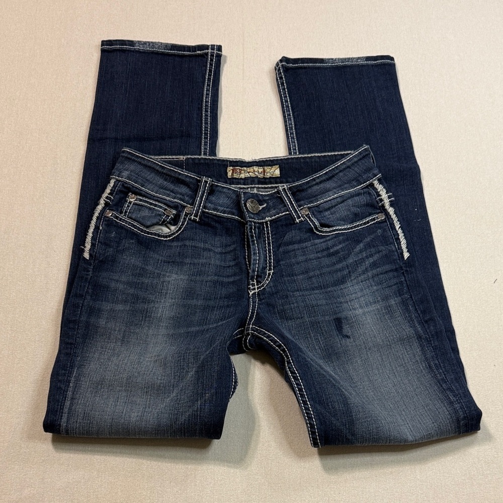 BKE Dark Blue Boot Cut Women's Jeans - Picture 2 of 8